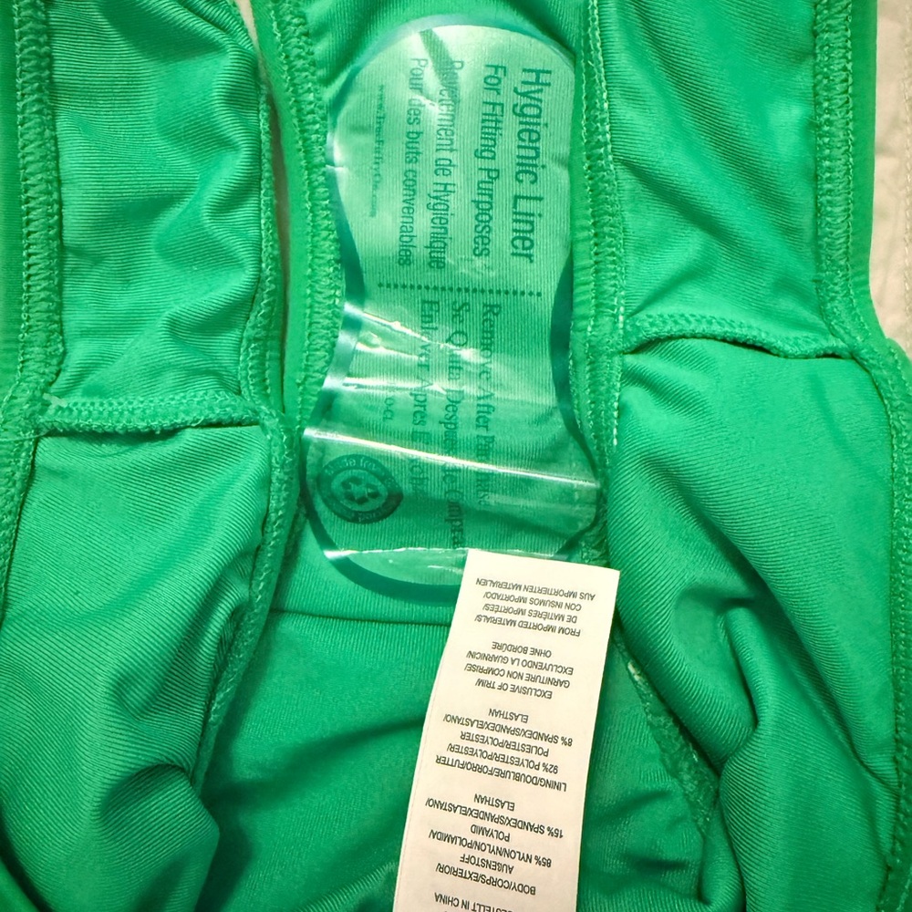 ♠️ Kate Spade Green Shirred Underwire Bikini Size S NWT - Picture 9 of 11